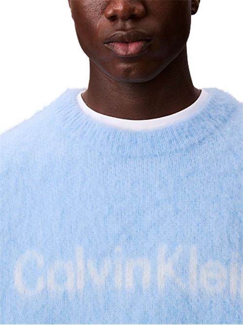 Maglione in misto alpaca con logo Calvin Klein Jeans | LV04RD306GC12